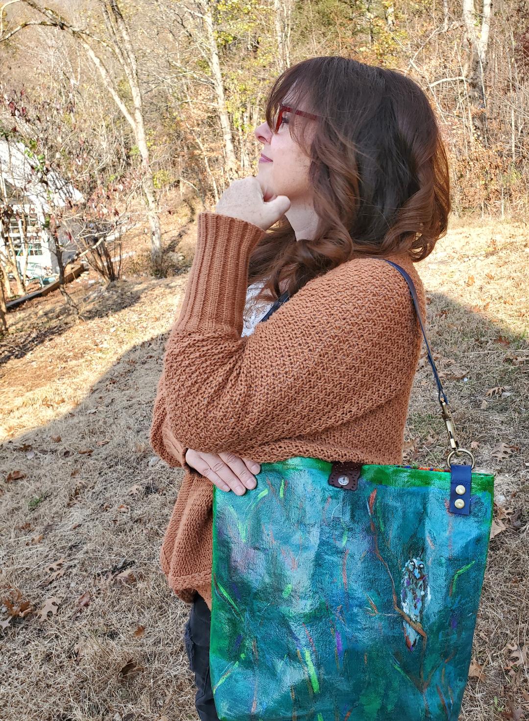 Beautiful Soul Designer Hand-painted Handbag - Winter/Spring 2022-23 -  Farmgirl Paints